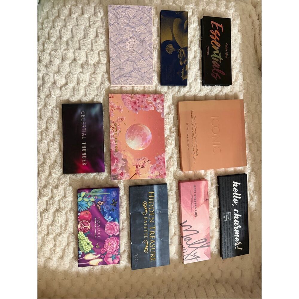10 PALETTE MAKEUP BUNDLE - Picture 2 of 13